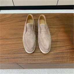 Only women Sheepskin suede high top woman's loafers all leather short boots casual walking shoes ankle boots