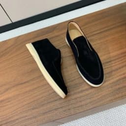 Only women Sheepskin suede high top woman's loafers all leather short boots casual walking shoes ankle boots