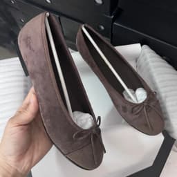 2026 New Spring style bow tie women's ballet flats made of genuine leather. Available in various colors.35-41