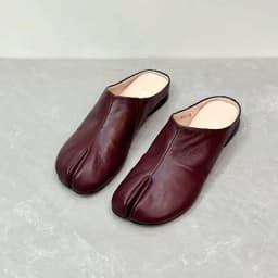 Careaymade-Handmade Genuine Leather Big Size Women's Slippers, Cowhide High-End Sense Niche Split Toe Flat Men's Slippers 35-45