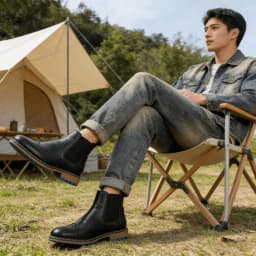 Men Boots Fashion Retro 2026 Casual Brand Comfortable Leather Boots