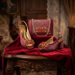 2026 New Green Elegant Women's High Heels Shoes & Bag Set Rhinestone-Embellished Designer Shoes Perfect for Special Occasionss