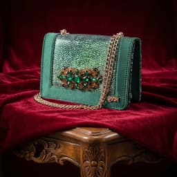 2026 New Green Elegant Women's High Heels Shoes & Bag Set Rhinestone-Embellished Designer Shoes Perfect for Special Occasionss