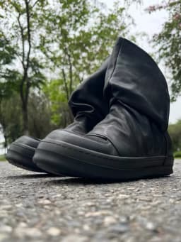 Men High Top Causal Shoes Luxury Pleated Design Genuine Leather Handmade High Quality Short Boots Women Personality Street Shoes