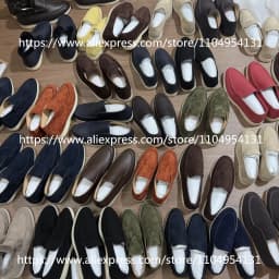 men All genuine leather Walking men's tassel loafers shoes summer Sheepskin Suede Colorful Loafers Casual