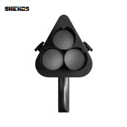 SHEHDS Single Hole/Triple-Loader Salute Gun Battery Electrical Confetti RGB Rechargeable Environmental DJ Disco Wedding Stage