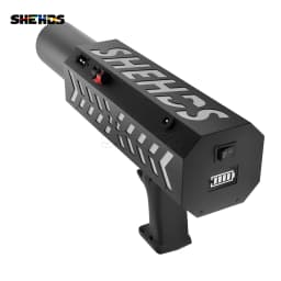 SHEHDS Single Hole/Triple-Loader Salute Gun Battery Electrical Confetti RGB Rechargeable Environmental DJ Disco Wedding Stage