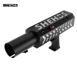 SHEHDS Single Hole/Triple-Loader Salute Gun Battery Electrical Confetti RGB Rechargeable Environmental DJ Disco Wedding Stage