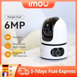 IMOU 6/8MP Ranger Dual Indoor Camera Smart Full-color Night Vision Wide Dual Lens Human & Pet Detection Two-way Audio Monitor