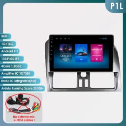 9" Hizpo 2Din CarPlay Android Auto Car Radio for Volvo XC60 2008 - 2013 BT 4G RDS DSP GPS SWC Snapdragon 6115 360°CAM