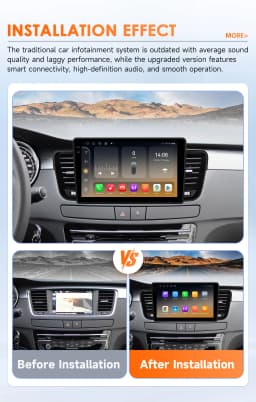 Hizpo 2Din 9inch Android Car Radio for Peugeot 508 508SW 2011 - 2018 CarPlay Android Auto RDS DSP GPS Navigation Snapdragon 6115