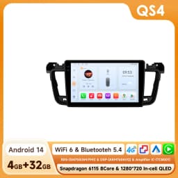 Hizpo 2Din 9inch Android Car Radio for Peugeot 508 508SW 2011 - 2018 CarPlay Android Auto RDS DSP GPS Navigation Snapdragon 6115