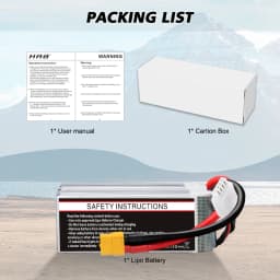 HRB 11.1V 100C 1500mAh 3S RC Lipo Battery with XT60 Plug for FPV Racing Drone Quadcopter Helicopter Airplane RC Boat