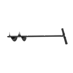6" Hand Drill Auger Post Hole Digger Manual Garden Hole Digging Drill Bit Spiral Drill Planter for Planting