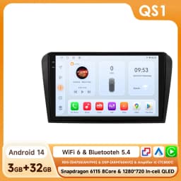 9" Hizpo 2Din CarPlay Android Auto Car Radio for Mazda 3 2004 - 2009 Snapdragon 6115 Headunit GPS Navi 4G BT RDS DSP SWC 360°CAM