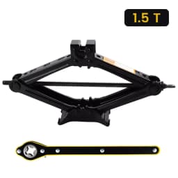 2.5T 1.5T car jacks 2 in 1 Manual Lift Jack Car Repair Tool Lifting Tool with Labor-saving Ratchet Wrench Foldable Jack for Car