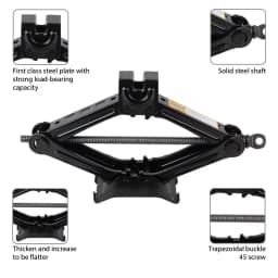 2.5T 1.5T car jacks 2 in 1 Manual Lift Jack Car Repair Tool Lifting Tool with Labor-saving Ratchet Wrench Foldable Jack for Car