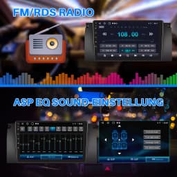 ESSGOO 9" Android 13 Car Stereo Radio Wireless Carplay/Android Auto Touchscreen GPS Nav Bluetooth RDS For BMW X3 E83 2004-2012