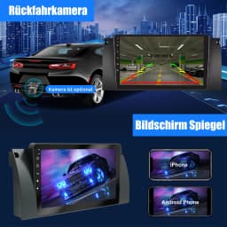 ESSGOO 9" Android 13 Car Stereo Radio Wireless Carplay/Android Auto Touchscreen GPS Nav Bluetooth RDS For BMW X3 E83 2004-2012