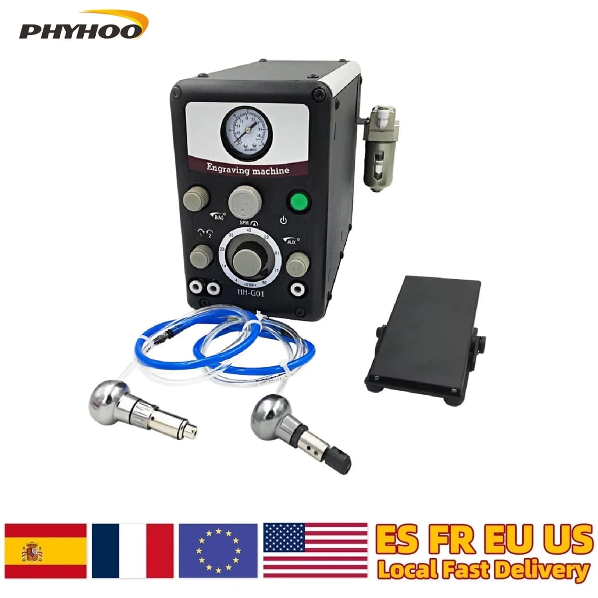 Pneumatic Engraver Air Engraving Machine Hand Engraving & Stone Setting Tools GraverMax Quick Setup Jewellery Making Tools