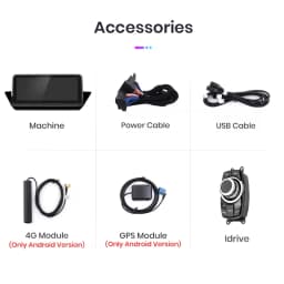Junsun Wireless For Apple CarPlay Android Auto Car Radio For BMW X1 E84 2009-2015 4G WiFi BT Audio Head Unit idrive Stereo