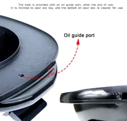 2 in 1 Hot Pot Oven Smoke Free Grill Machine Electric Hot Pot BBQ Grill Pan-