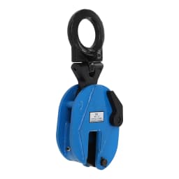 2T/4409.25lbs Vertical Plate Clamp Steel Plate Lifting Jaw Opening Up for Lifting and Transporting Grip Range 0-25mm/0-0.98in