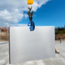 2T/4409.25lbs Vertical Plate Clamp Steel Plate Lifting Jaw Opening Up for Lifting and Transporting Grip Range 0-25mm/0-0.98in