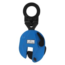 2T/4409.25lbs Vertical Plate Clamp Steel Plate Lifting Jaw Opening Up for Lifting and Transporting Grip Range 0-25mm/0-0.98in