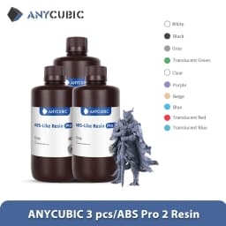 Newest 3pieces/lot Anycubic ABS Like Pro 2 3d Resin High Precision UV 405nm For LCD SLA DLP Anycubic Photon Resin 3d Printer