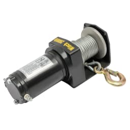 DC12V Electric Winch Hoist with Handle Controller Steel Cable Lifting/Pulling Device 13.12ft/min 440.92 Pounds