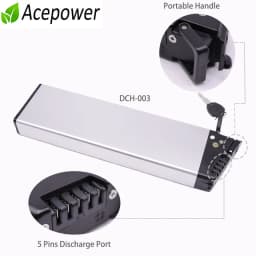 36V Ebike Battery 10Ah 14Ah 48 V 10.5Ah Folding Electric Bike Built-in Battery DCH-003 for RichBit Electric Bicycle Battery