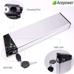36V Ebike Battery 10Ah 14Ah 48 V 10.5Ah Folding Electric Bike Built-in Battery DCH-003 for RichBit Electric Bicycle Battery