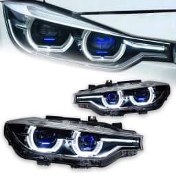 AKD Car Lights for BMW F30 LED Headlight Projector Lens 2012-2019 F31 F35 3 Series 320i 325i DRL AngelEye Automotive Accessories