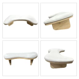Two Hands Nail Art Hand Pillow Portable Removable Stand "U" Design Manicure Stand Hand Pillow PU Material Hand Pillow Cushion