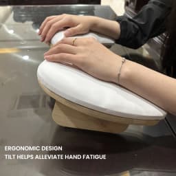 Two Hands Nail Art Hand Pillow Portable Removable Stand "U" Design Manicure Stand Hand Pillow PU Material Hand Pillow Cushion