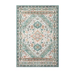 1.2x1.7m Vintage Rug Large Area Rug Non-Slip Non-Shedding Indoor Floor Rugs Low Pile Thin Rug for Bedroom Living Room Home Decor
