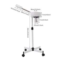 800W Professional Adjustable Height Adjustable Facial Vapozone Facial Steamer with 360° Rotating Nozzle Suitable for Salon