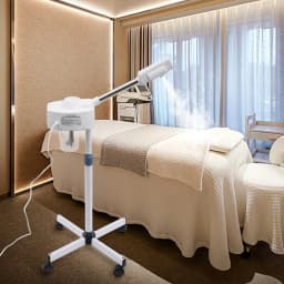 800W Professional Adjustable Height Adjustable Facial Vapozone Facial Steamer with 360° Rotating Nozzle Suitable for Salon