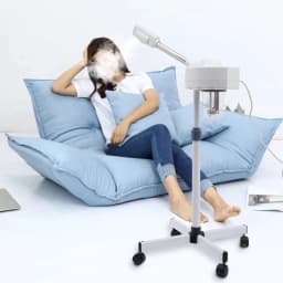 800W Professional Adjustable Height Adjustable Facial Vapozone Facial Steamer with 360° Rotating Nozzle Suitable for Salon