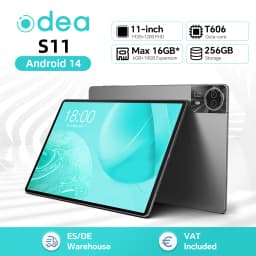 Odea S11 Tablet Android 14 Max 16GB RAM 256GB ROM T606 8-core 11 inch TDDI Tablets 4G VoLTE GPS 8000mAh Widevine L1 Type-C