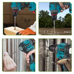 NEWBENY 10MM 3000W Brushless Electric Drill 21+2 Torque Cordless Multi-Screwdriver Home Power Tools Sets For Makita Battery Pin