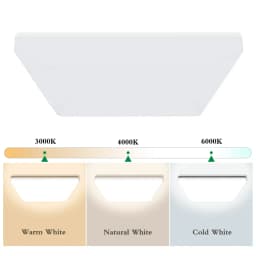 Ceiling Light 3CCT Adjustable LED Ceiling Light Kitchen Bedroom Home Decor Lighting 15W