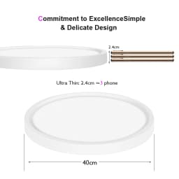 Ceiling Light 3CCT Adjustable LED Ceiling Light Kitchen Bedroom Home Decor Lighting 15W