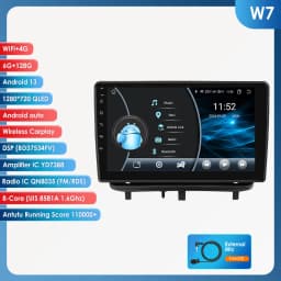 9" Hizpo CarPlay Android Auto Car Radio for Opel Corsa D 2007 - 2012 Hatchback 4G BT GPS RDS DSP SWC UI8581 Intelligent System