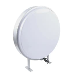 LOGO Sign Light Outdoor LED Light Box Wall-mounted Billboard Round 60cm/24", White
