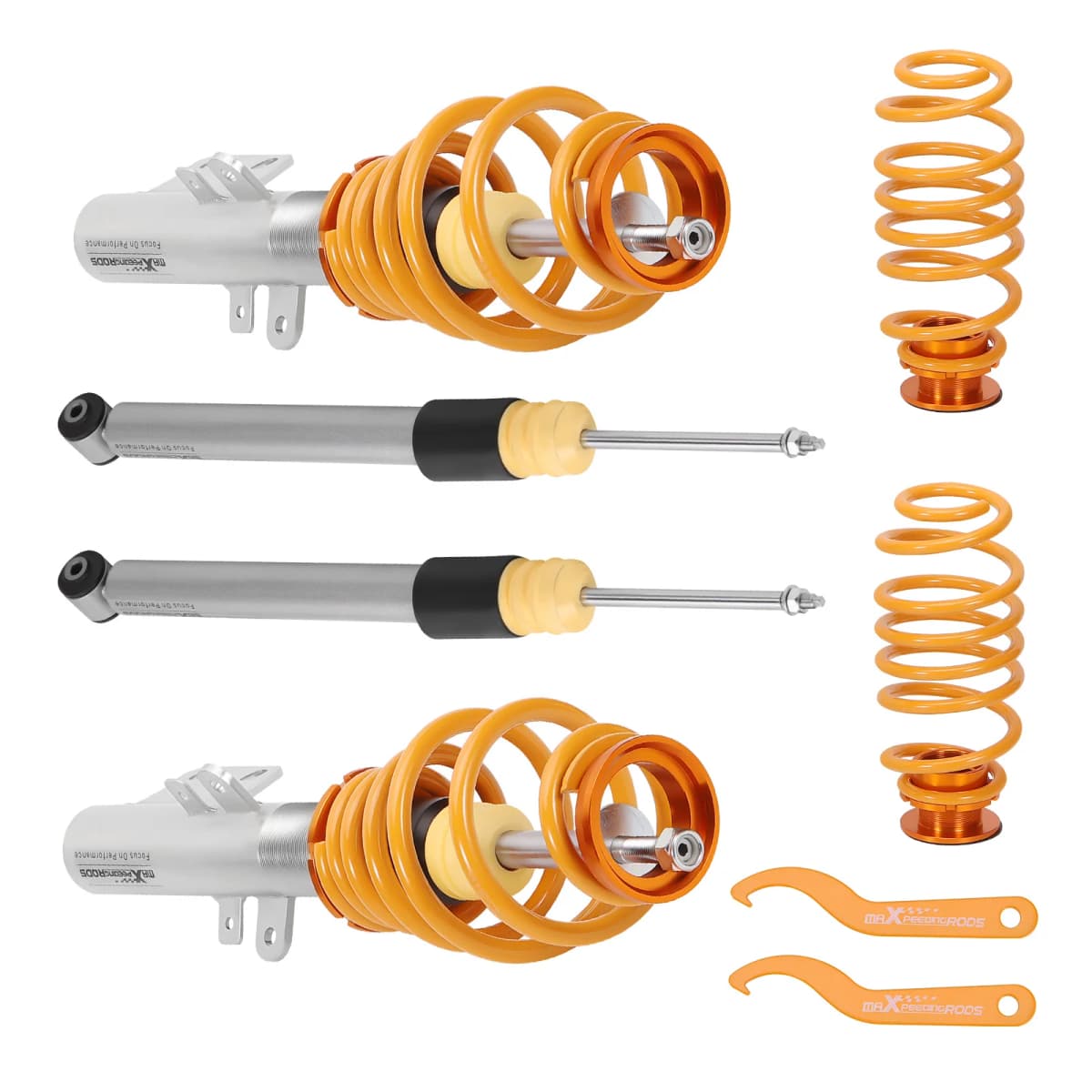 Adjustable Height Lowering Coilovers Suspension Coil Spring Strut Kits for Citroen C4 2004-2013 Shock Absorbers Struts
