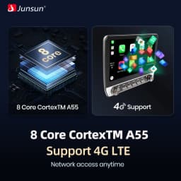 Junsun 10" Button Car Radio for Iveco Daily 2014-2021 GPS Multimedia Stereo BT FM RDS Wireless CarPlay for Apple Android Auto 4G