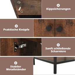 Wardrobe vanity with washbasin, bathroom wardrobe under the washbasin with ceramic basin, 2 doors and open shelf
