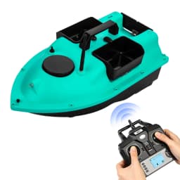 Wireless GPS Fishing Bait Boat with 3 Bait Containers Remo Control Bait Boat with 16-points GPS Positioning Function